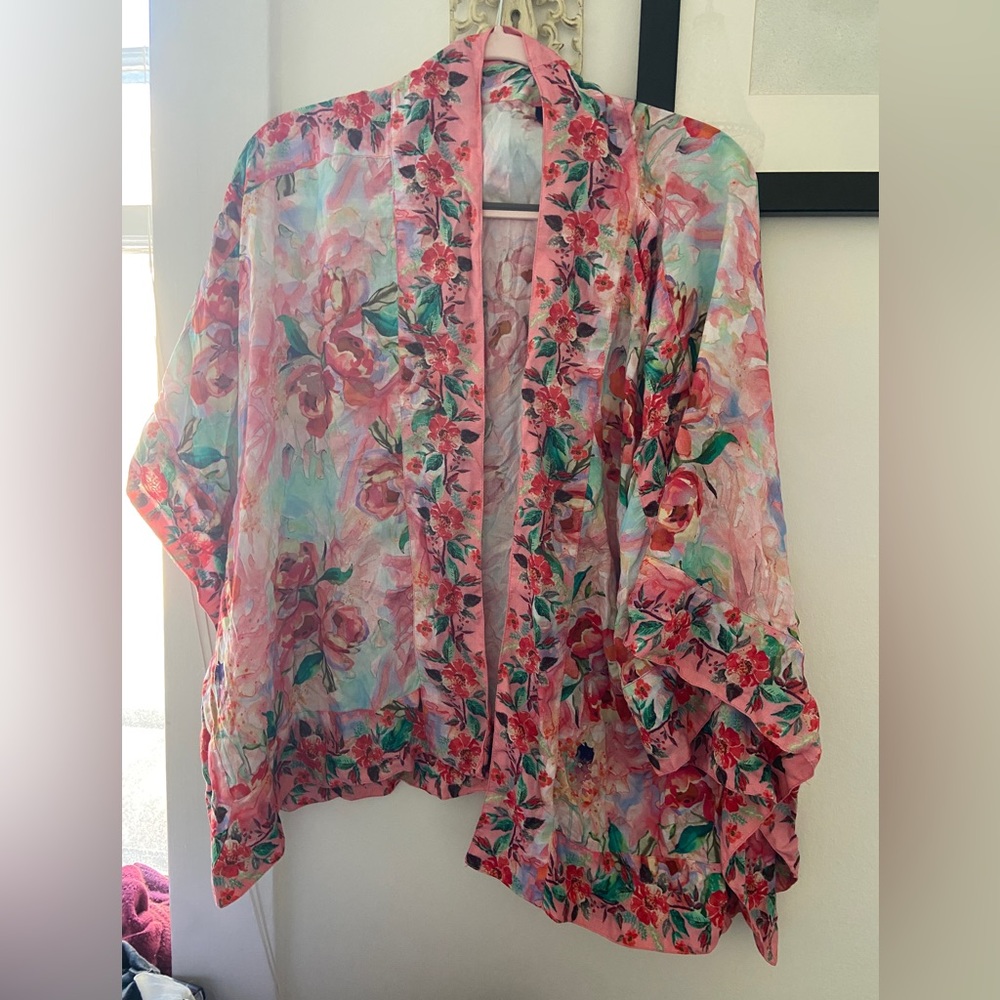 Floral shawl
